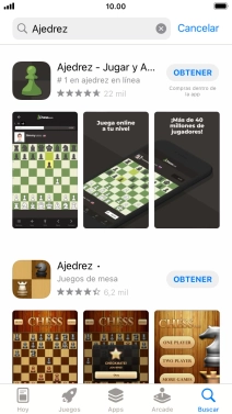 Pulsa la app deseada.