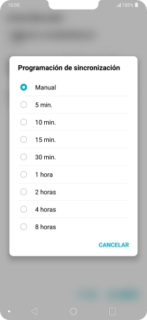Pulsa el ajuste deseado.