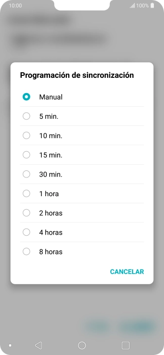 Pulsa el ajuste deseado.