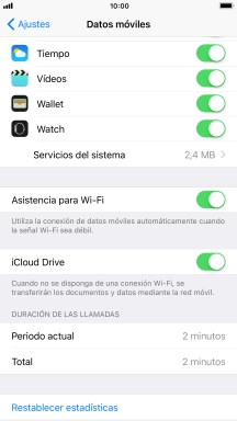 Pulsa el indicador junto a 