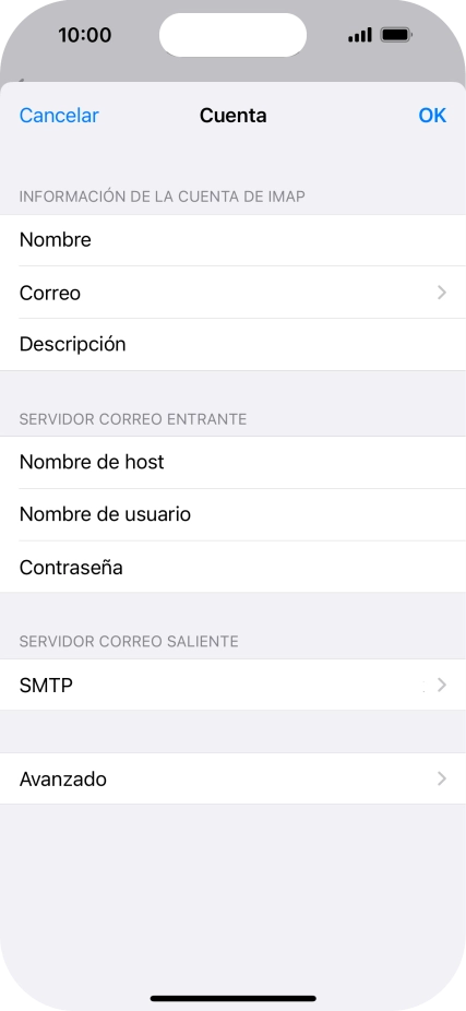 Pulsa SMTP.