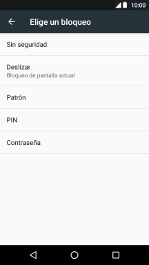 Pulsa Patrón.