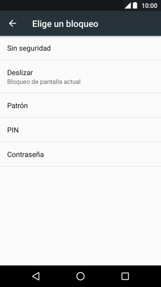 Pulsa Patrón.