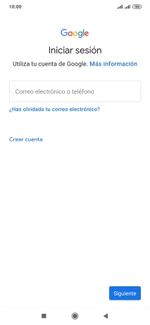 Si no tienes una cuenta de Google, pulsa Crear cuenta y sigue las indicaciones de la pantalla para ver cómo crear una cuenta nueva.