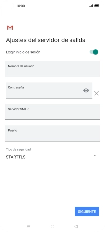 Pulsa el indicador junto a 