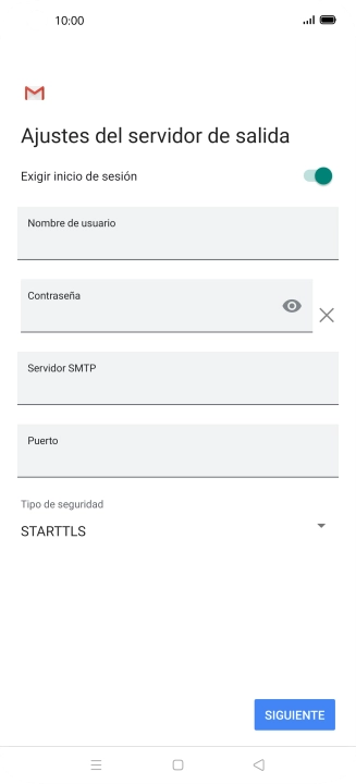 Pulsa el indicador junto a 