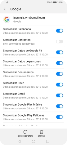 Pulsa el indicador junto a 