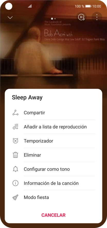 Pulsa Añadir a lista de reproducción.