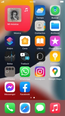 Si utilizas un grupo de widgets: Desliza el dedo hacia arriba o hacia abajo sobre el grupo para seleccionar el widget deseado.