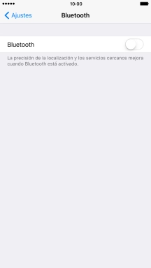 Pulsa el indicador para activar la función.