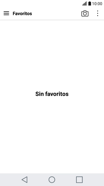 Desliza el dedo hacia la derecha desde la parte izquierda de la pantalla.