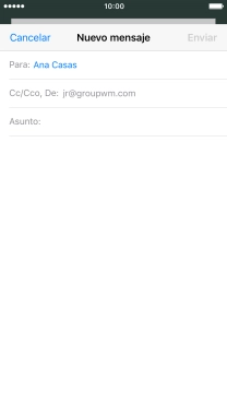 Pulsa Asunto: e introduce el asunto deseado.