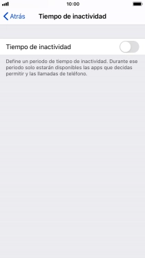 Pulsa el indicador junto a 