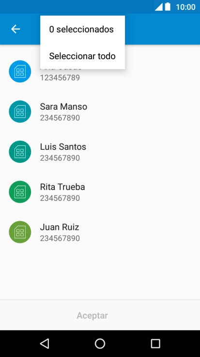 Pulsa Seleccionar todo.