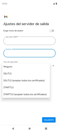 Pulsa SSL/TLS.