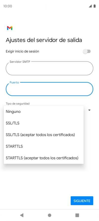 Pulsa SSL/TLS.