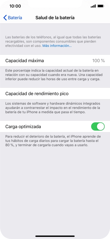Pulsa el indicador junto a 