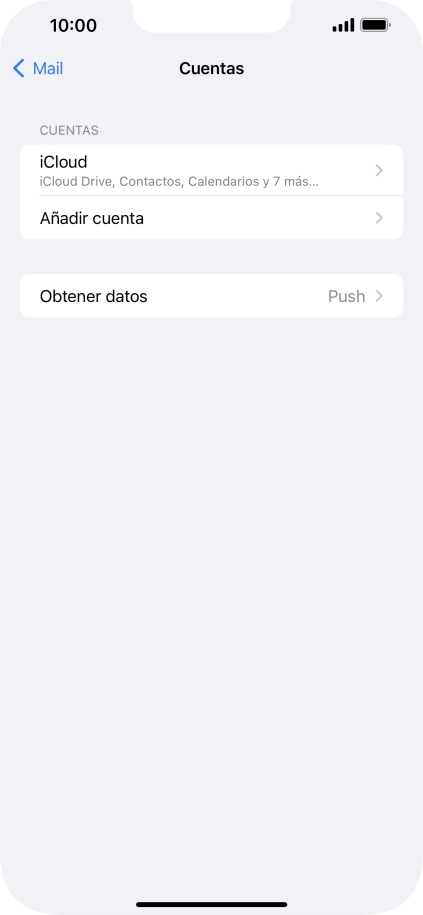 Pulsa Añadir cuenta.