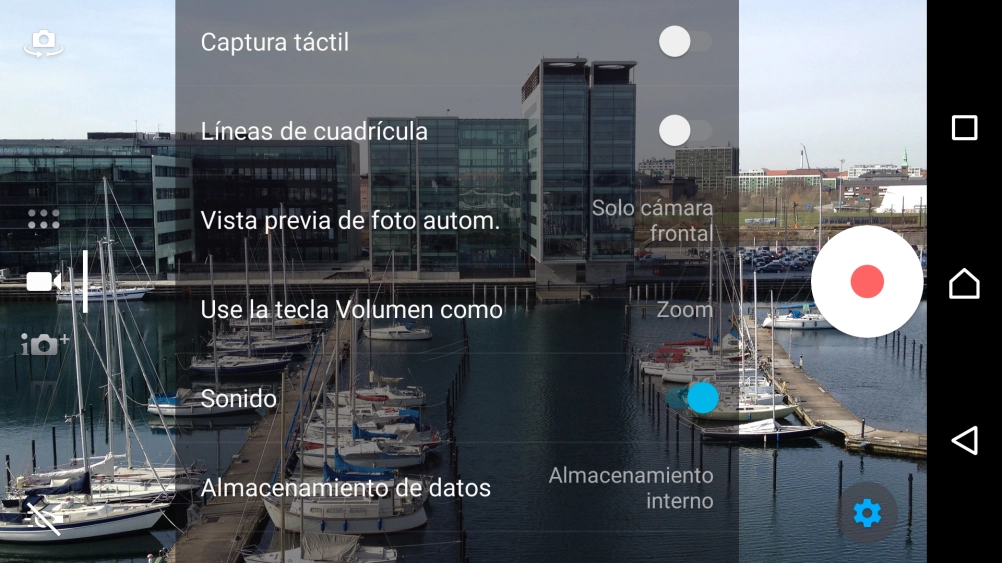 Pulsa Almacenamiento de datos.