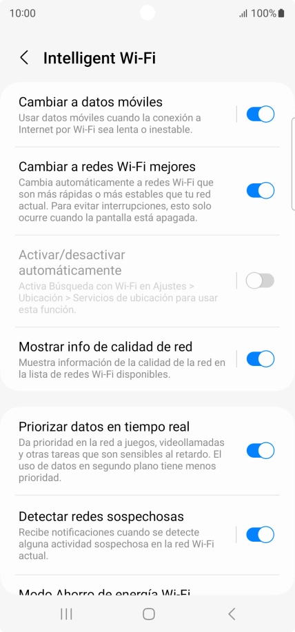 Pulsa el indicador junto a 