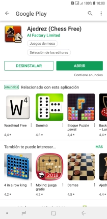 Pulsa la tecla de inicio para terminar y regresar a la pantalla de inicio.