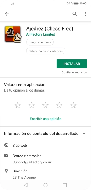 Pulsa la tecla de inicio para terminar y regresar a la pantalla de inicio.