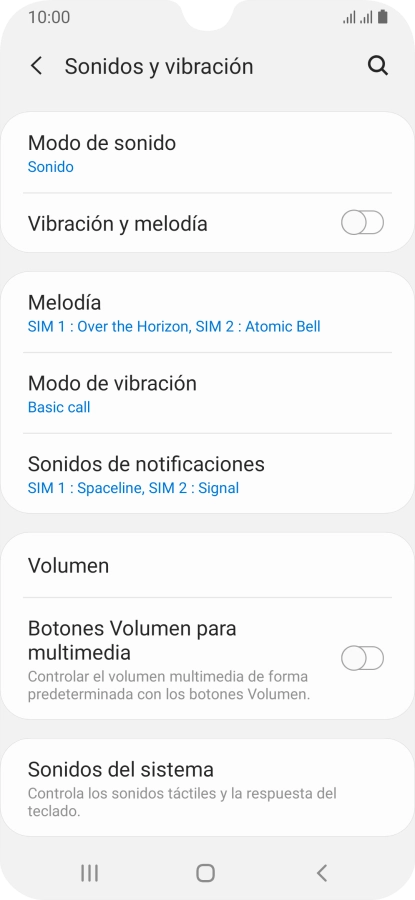 Pulsa Melodía.