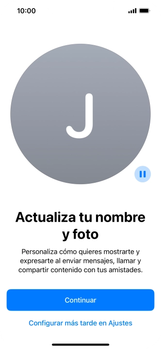 Pulsa Continuar.