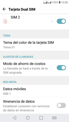 Pulsa Datos móviles.