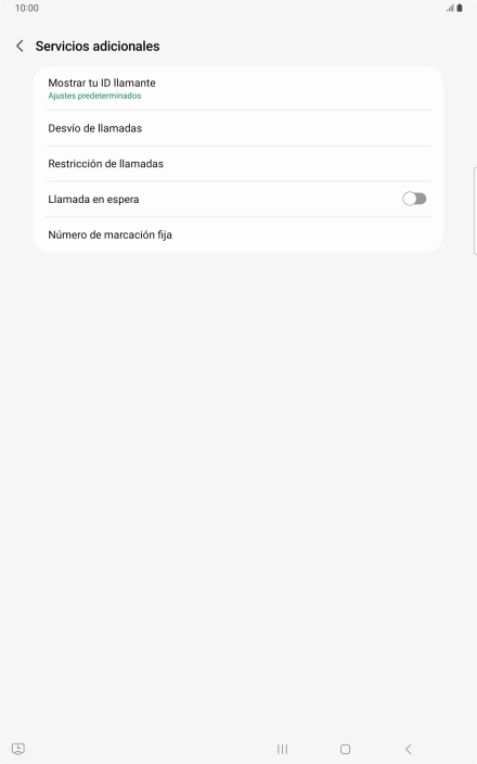Pulsa Desvío de llamadas.