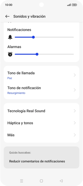 Pulsa Tono de llamada.