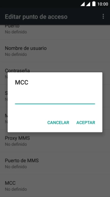 Introduce 214 y pulsa ACEPTAR.
