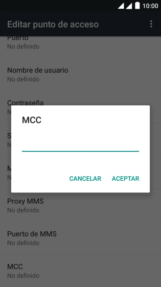 Introduce 214 y pulsa ACEPTAR.