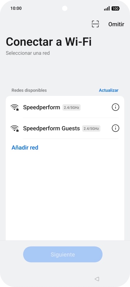 Pulsa la red wifi deseada.