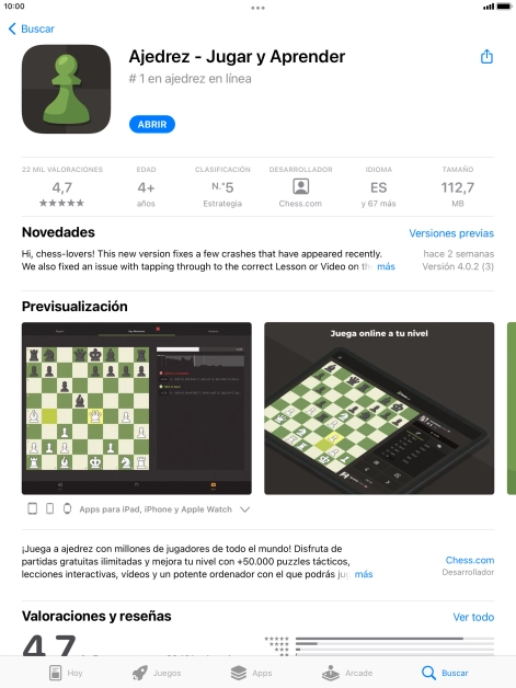 Pulsa la tecla de inicio para terminar y regresar a la pantalla de inicio.