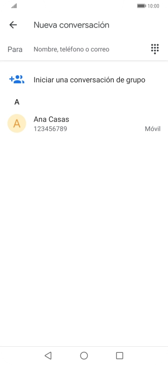 Pulsa en el campo junto a 