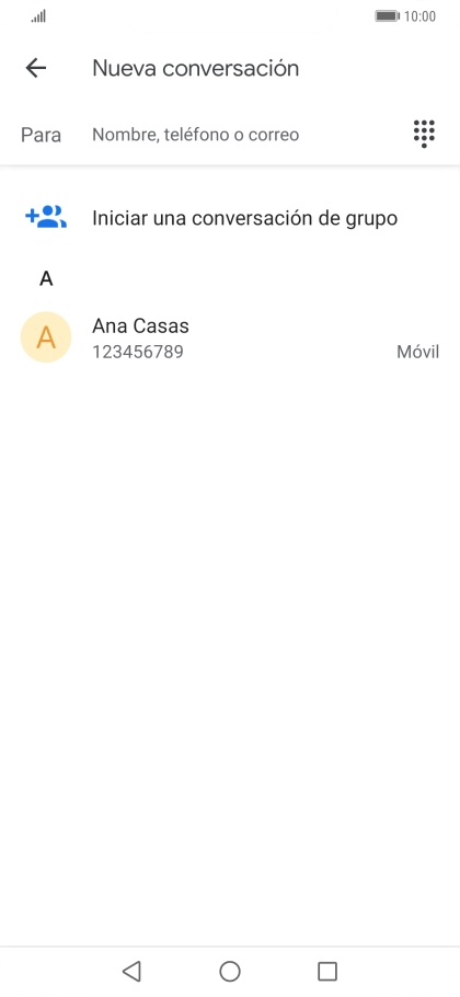 Pulsa en el campo junto a 