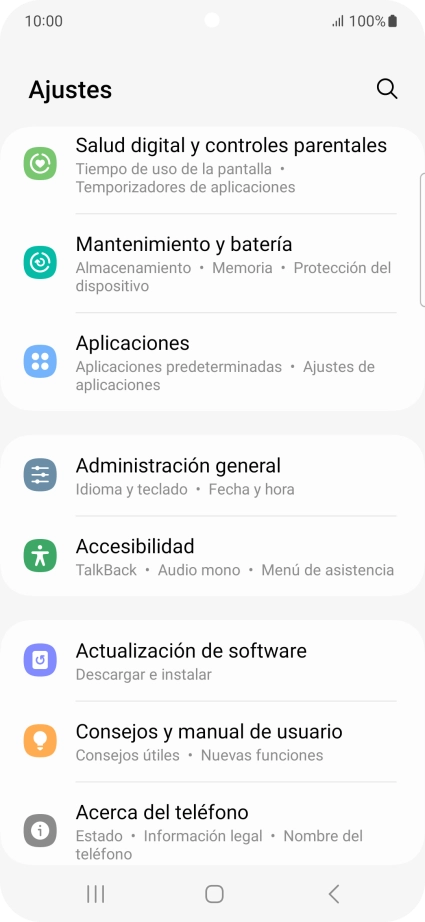 Pulsa Aplicaciones.