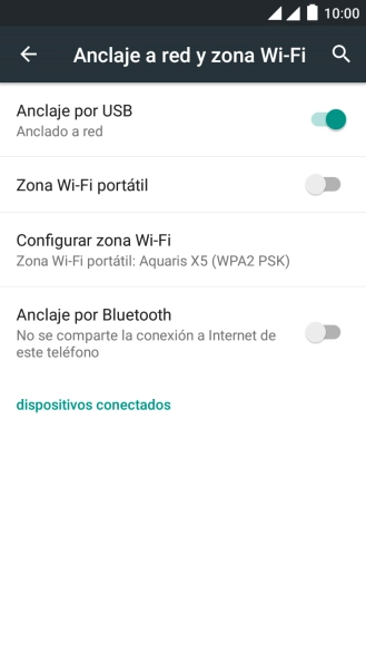 Pulsa la tecla de inicio para terminar y regresar a la pantalla de inicio.