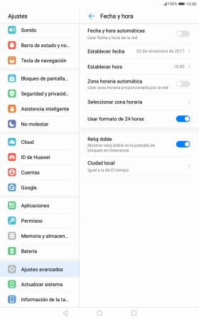 Pulsa el indicador junto a 