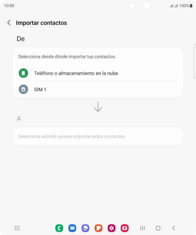 Pulsa el nombre de la tarjeta SIM.