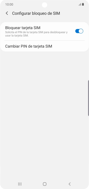 Pulsa el indicador junto a 