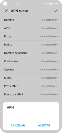 Introduce airtelwap.es y pulsa ACEPTAR.