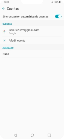 Pulsa Añadir cuenta.