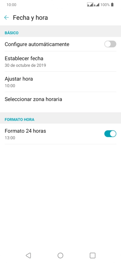 Pulsa el indicador junto a 
