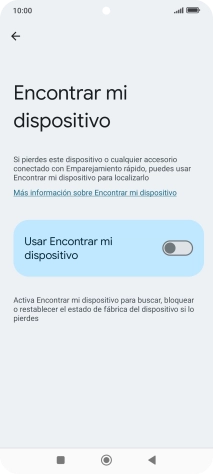 Pulsa el indicador junto a 