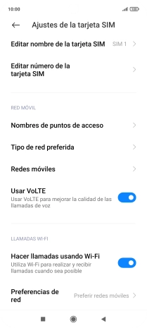 Pulsa Nombres de puntos de acceso.