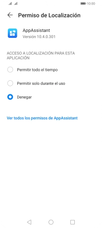 Pulsa el ajuste deseado.