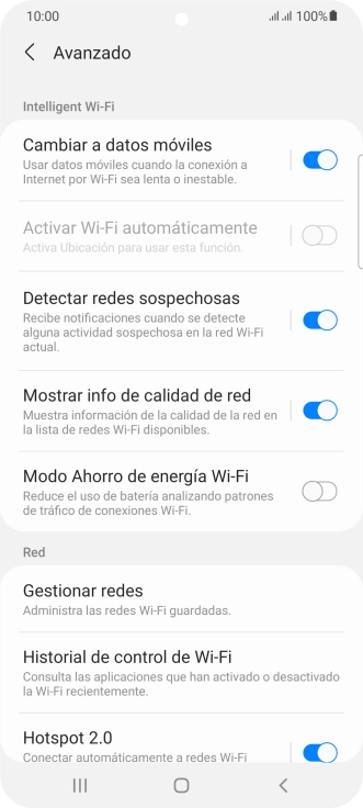 Pulsa el indicador junto a 