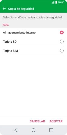 Pulsa Tarjeta SIM.